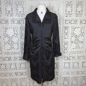 Samuel Dong Full Zip Dress Sz Small Long Sleeve Avante Garde Artsy Indie Luxury